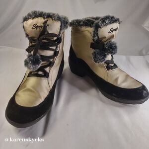 𝅺SPORTO Faux Fur Lined Boots Women's Size 9